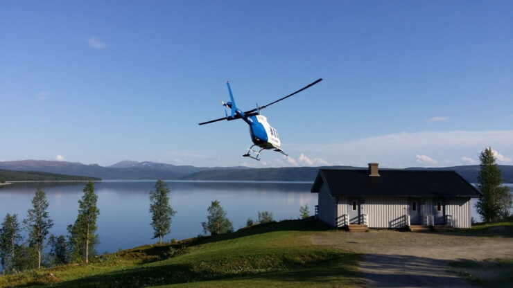 Stuga vid Stora Blåsjön