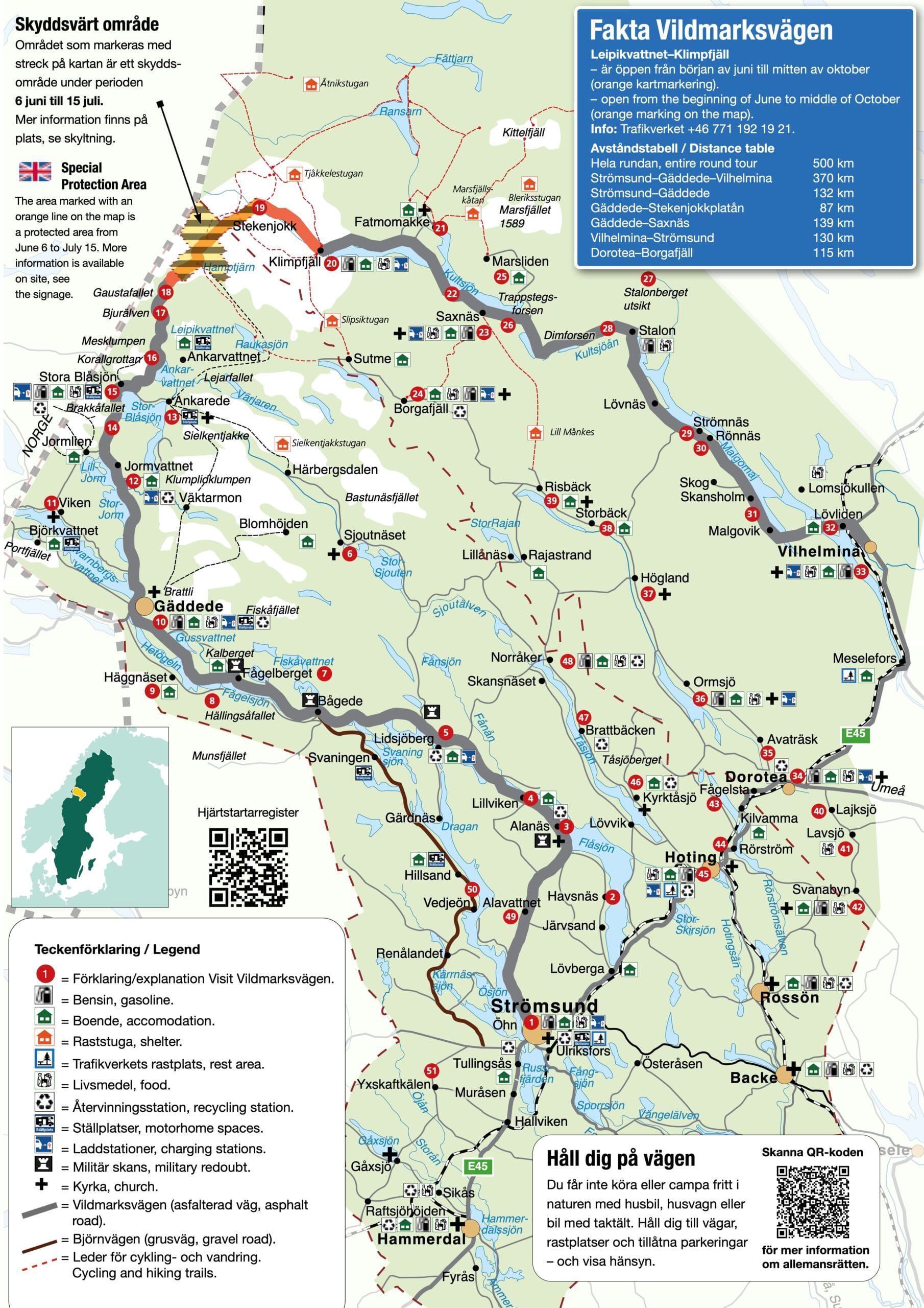 Fakta Vildmarksvägen 2026